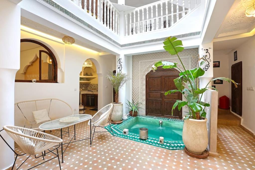 Riad El Khir En Centre Ville Rooftop Et Bassin Marrakesch Exterior foto