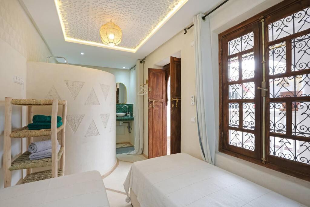 Riad El Khir En Centre Ville Rooftop Et Bassin Marrakesch Exterior foto