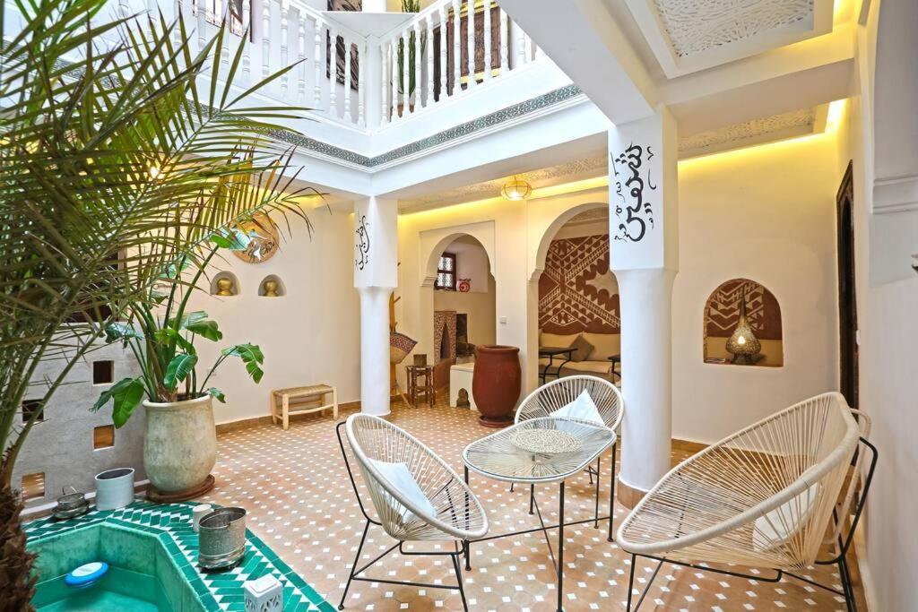 Riad El Khir En Centre Ville Rooftop Et Bassin Marrakesch Exterior foto